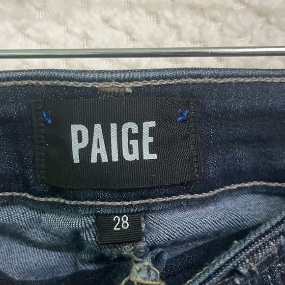 PAIGE Womens Hoxton Ultra Skinny Jeans Denim Casual Cotton Blend Stretch Size 28 - Picture 2 of 10